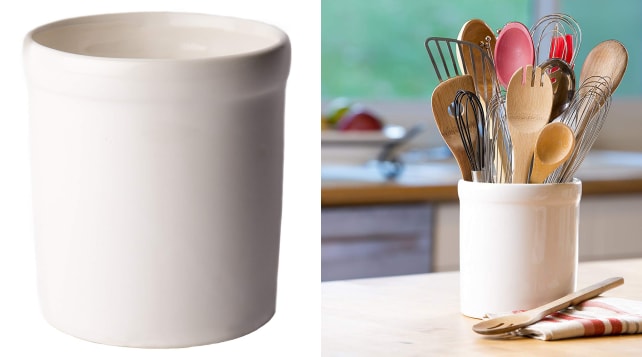 American Mug Pottery Ceramic Utensil Crock Utensil Holder