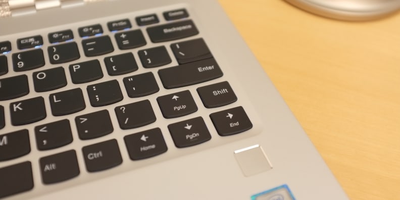 Lenovo Yoga 910 shift key