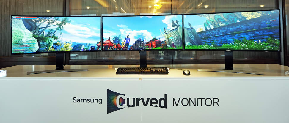 Samsung Unveils More Curved Computer Monitors for 2015