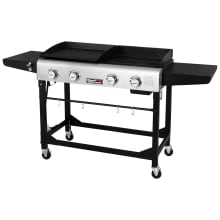 Product image of Royal Gourmet 4-Burners Portable Propane Gas Grill and Griddle Combo