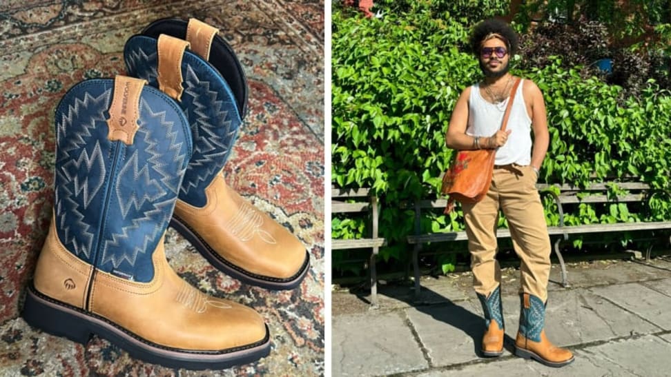 Wolverine square steel toe boots on sale