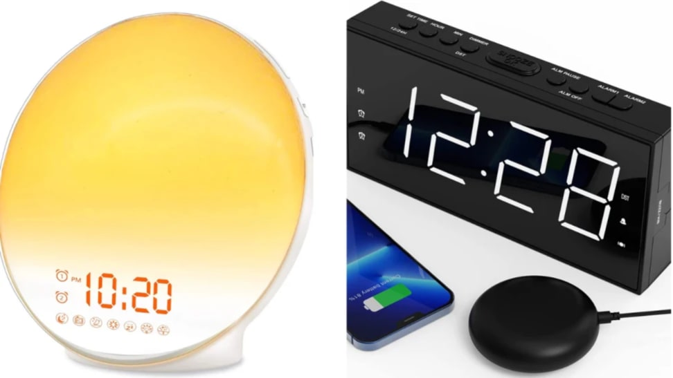 Sonic Bomb Alarm Clock: Intensely loud alarm clock that shakes