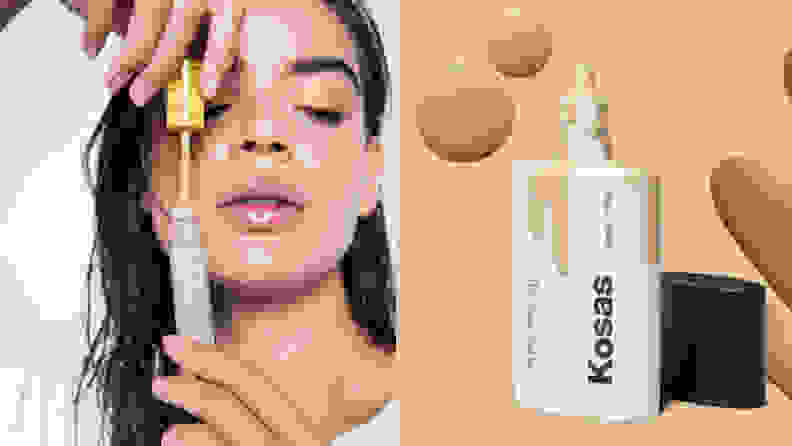 The Kosas Cosmetics Revealer Concealer and Tinted Face Oil Foundation.