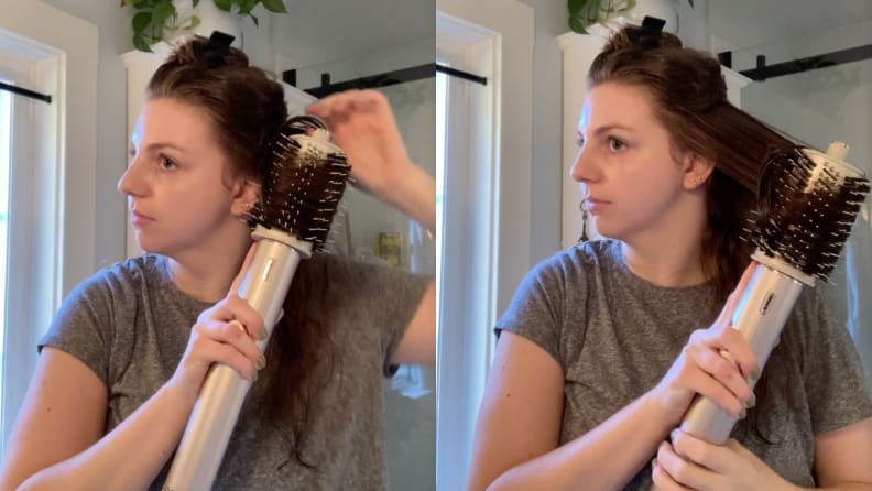 shark blow dryer brush vs flexstyle｜TikTok Search