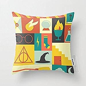 This geeky pillow will add a burst of color to any room.