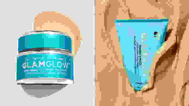 Glamglow thirstymud 24小时保湿处理面膜。