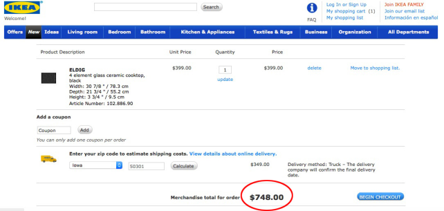 Ikea Shopping Cart