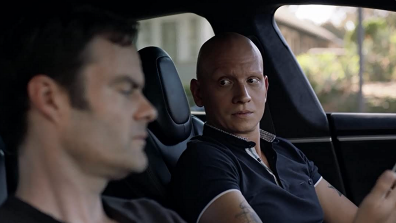 A still from Barry featuring Bill Hader and Anthony Carrigan.