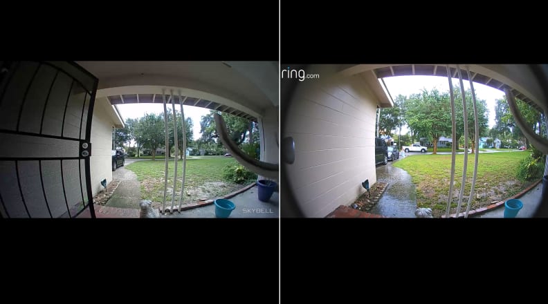 ring doorbell camera view