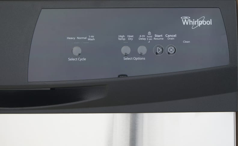 Whirlpool WDF310PAAS controls
