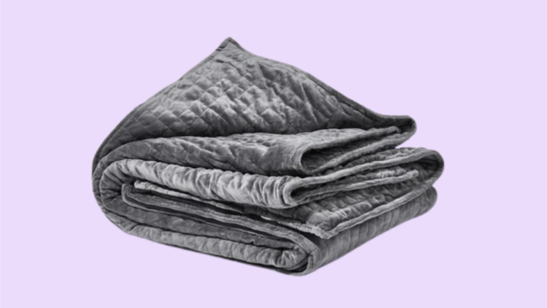 grey blanked folded