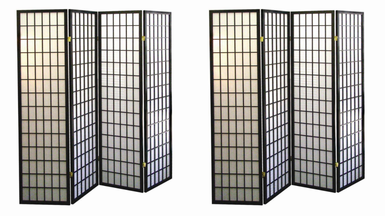 Two room dividers