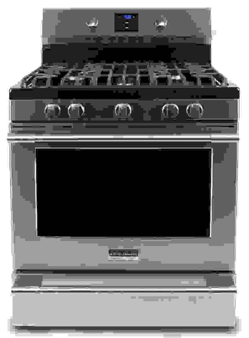 The Frigidaire Professional FPGF3077QF gas range.