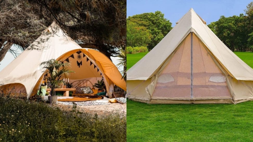 Two Glamping Bell Tents