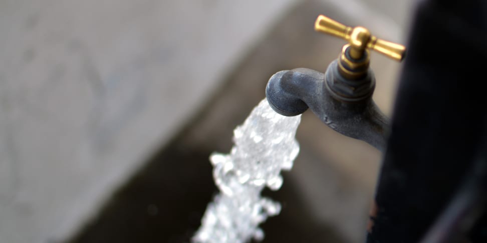 Faucet and water