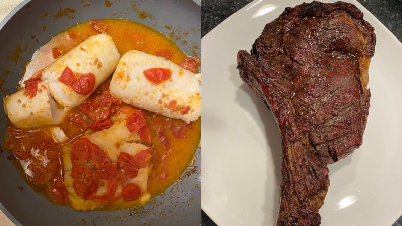 Campo Grande's variety of options from wild-caught fish to grass-fed beef on a plate.