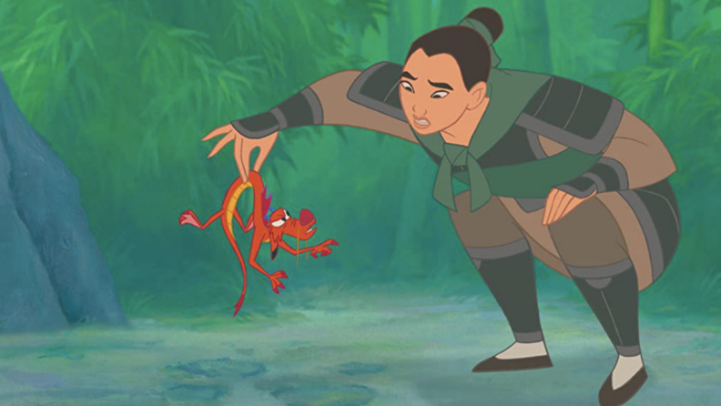 A scene from "Mulan"