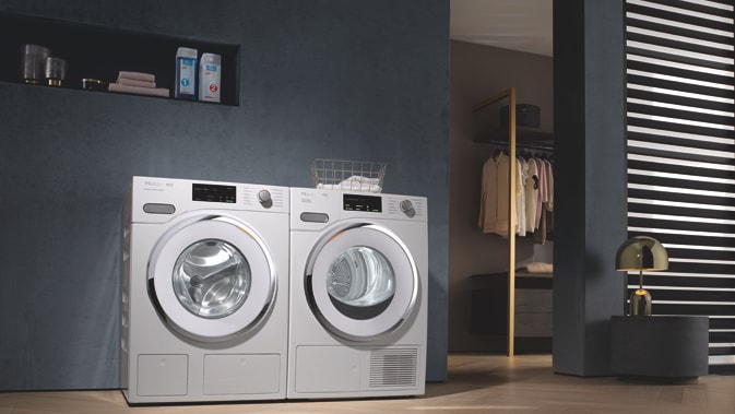 These Miele machines help beautify this laundry sapce