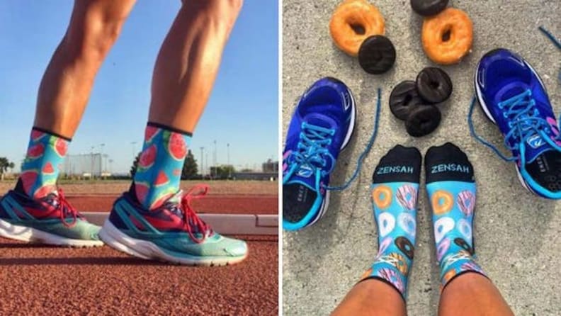 Zensah running socks