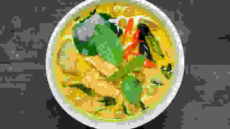 A classic Thai green curry