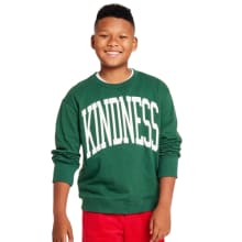 Product image of Kids' 'Kindness' Graphic Crewneck Sweatshirt