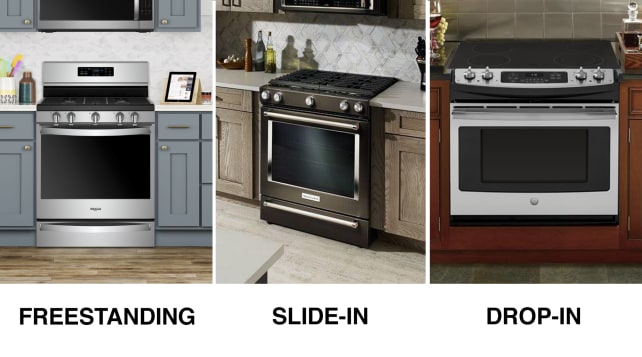 Freestanding vs Slide-in vs Drop-in ranges