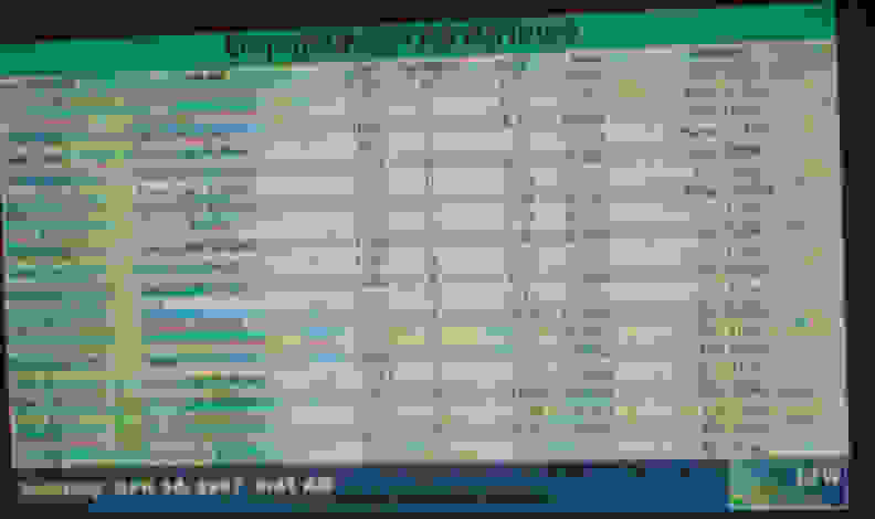 Burn-in on an airport plasma