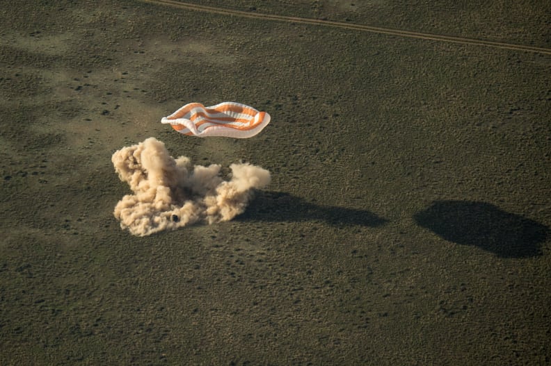 Soyuz Expedition 39 Landing