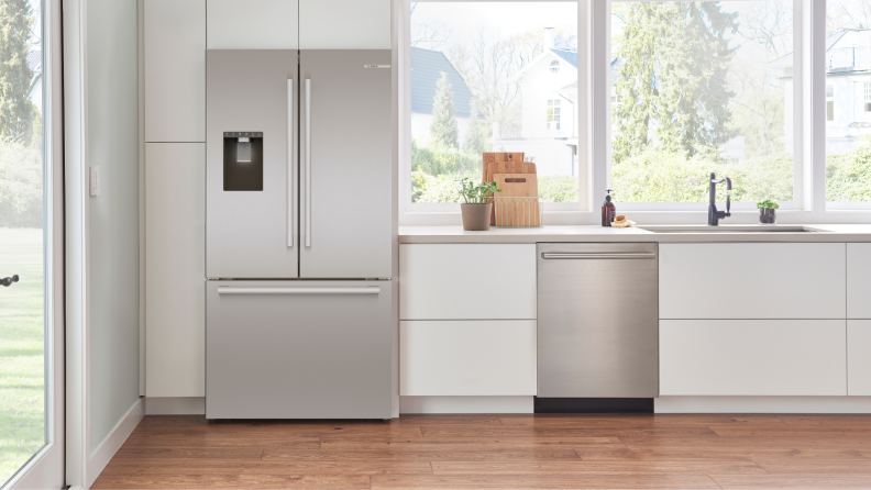 The Bosch B36CD50SNS in a large kitchen.