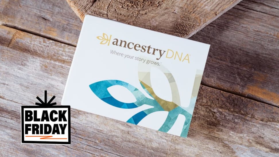 An AncestryDNA kit.