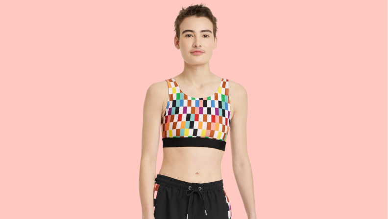 Alice Butts checkered top