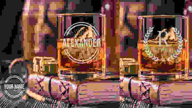 customized whisky glasses