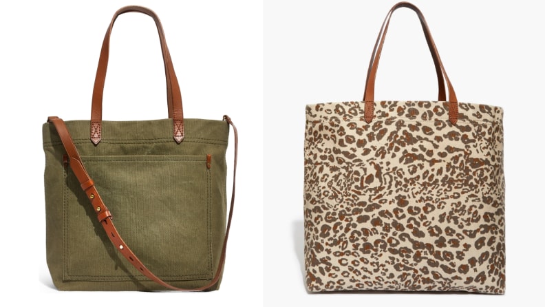 Reese Witherspoon totes her custom- monogrammed designer bag
