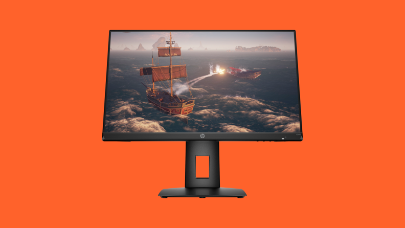 An image of an HP monitor