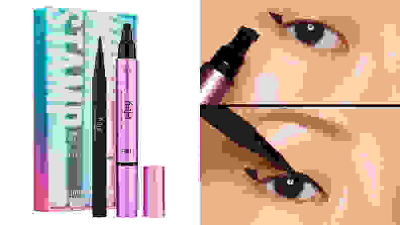 A photo of the Kaja Wink Stamp Wing Eyeliner Stamp and Pen