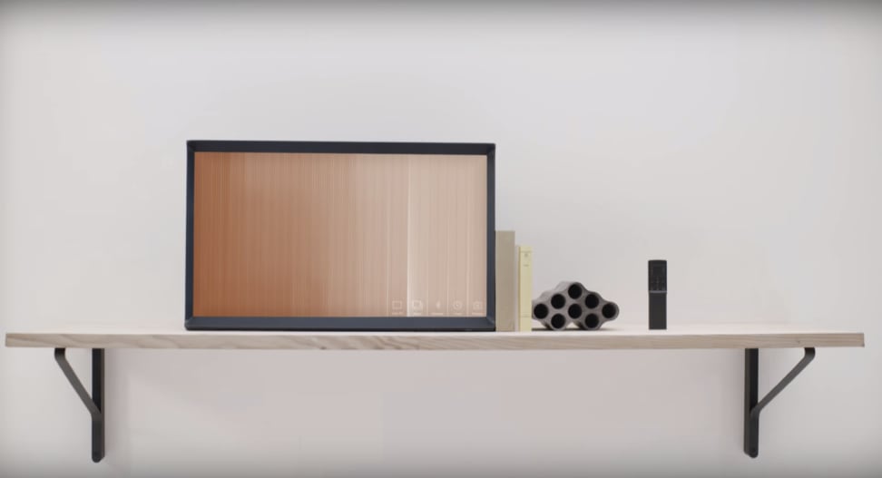 Serif TV on a shelf