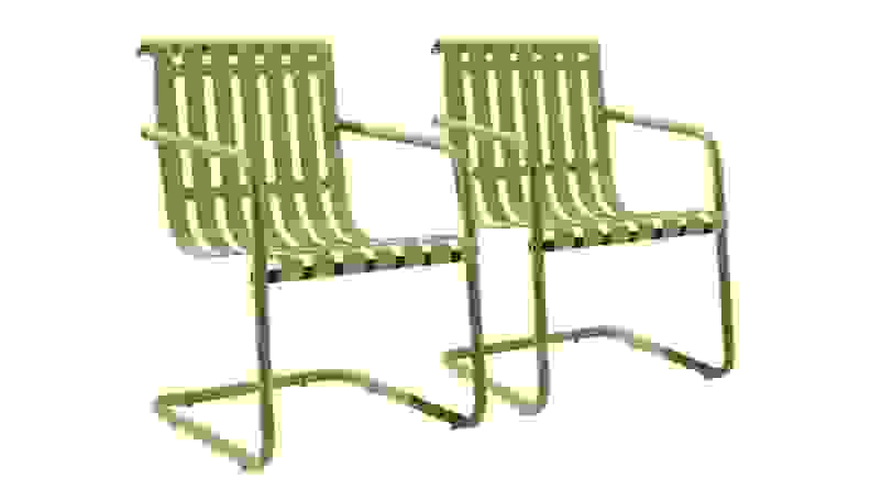 Gracie Retro Metal Lawn Chairs