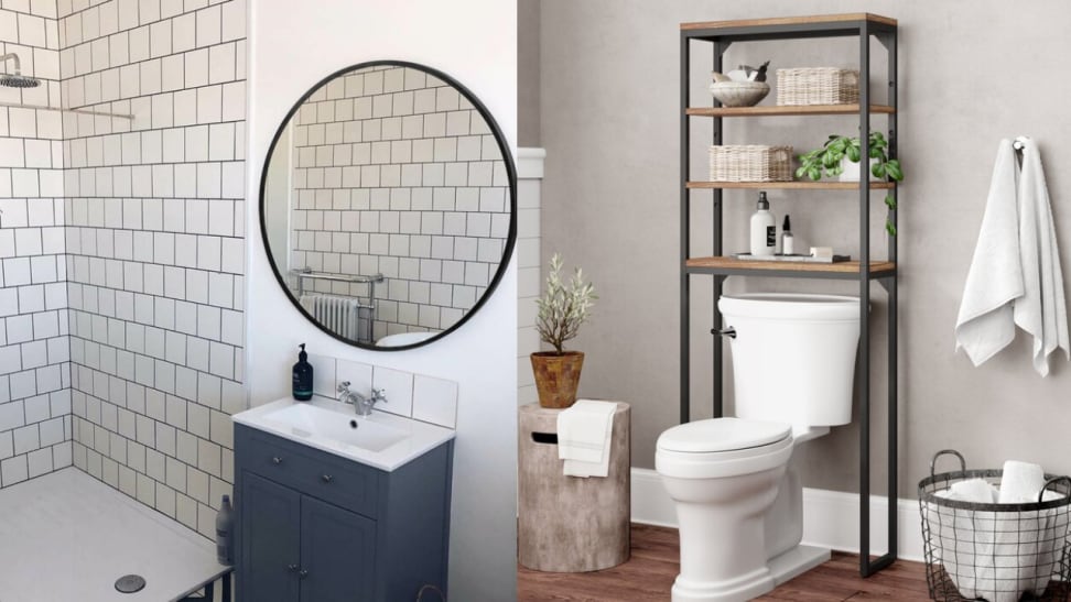 Turn your closet-like bathroom into a spa-like oasis.