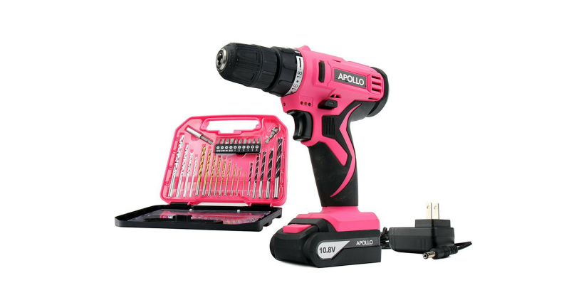 Pink power drill