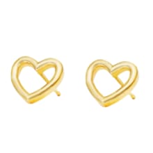 Product image of Open Heart Stud Earrings