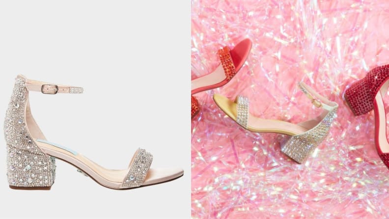 Step into the most comfortable wedding shoes by Betsy Johnson.