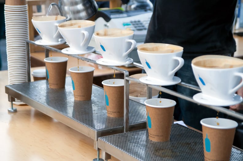Out in California, Blue Bottle is one of the cafés already taking advantage of Square's app. [Credit: Flickr user