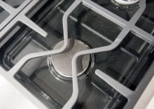 Miele HR1924DF burner closeup