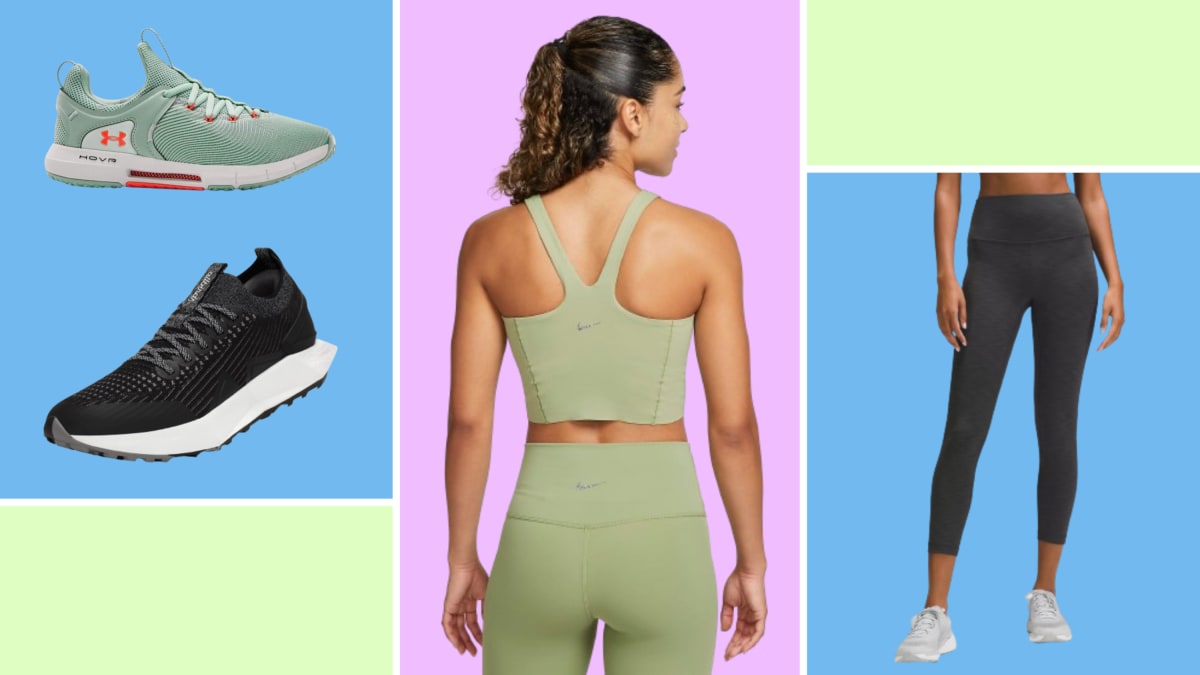 Outfits for workouts from Nike, Adidas, Girlfriend Collective, and