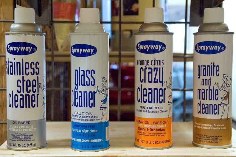 Sprayway Stainless Steel Cleaner Aerosol Spray (oil-based)