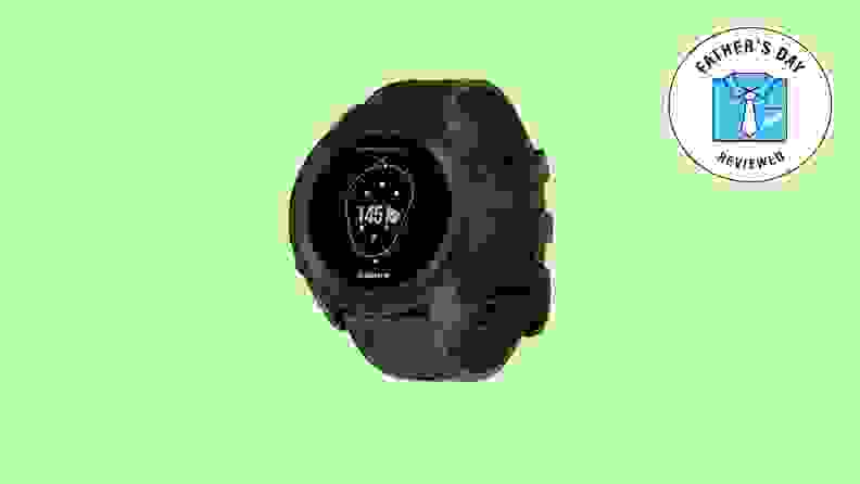black gps smart watch