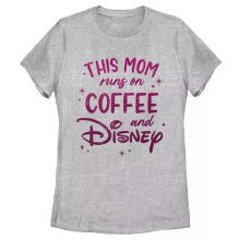Product image of Disney This Mom Runs On Coffee T-Shirt