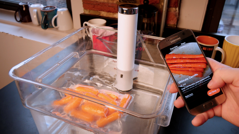 Cambro container used for sous vide bath