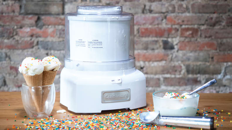 Home 1000ml Large Capacity Ice Cream Maker Party Gift for Children,  Suitable for Making Ice Cream, Sundaes, etc.