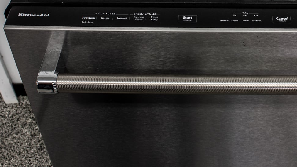 KitchenAid KDTE234GPS controls